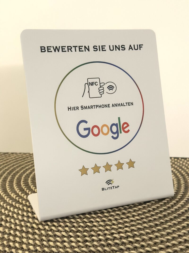 1 NFC GOOGLE AUFSTELLER WEISS/BUNT